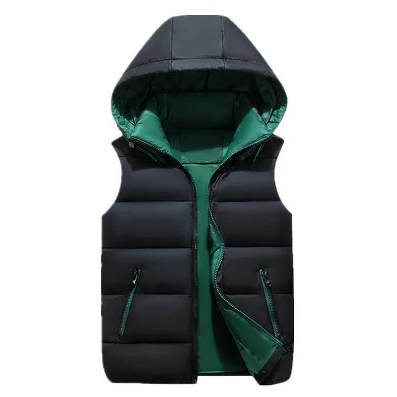 Fashionable childrens cotton vest matching clothing for parents and children boys and girls sleeveless jacket 100-185CM waist jacketW240724