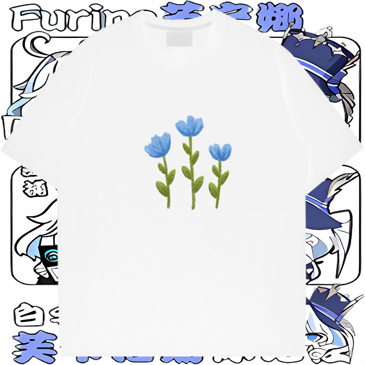 2024 Summer T Shirts Men 100% Cotton 230g flower Outdoor Clothes Short Sleeve Soft Designer Men Tees Skull