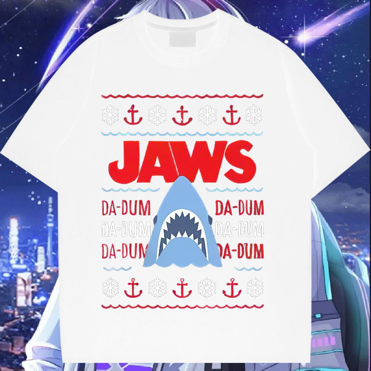 Brand T-Shirts O Neck Short Sleeves Tshirt for Man Woman Customized Print shark Street Wear 230g Pure Cotton Classic Tee Shirt