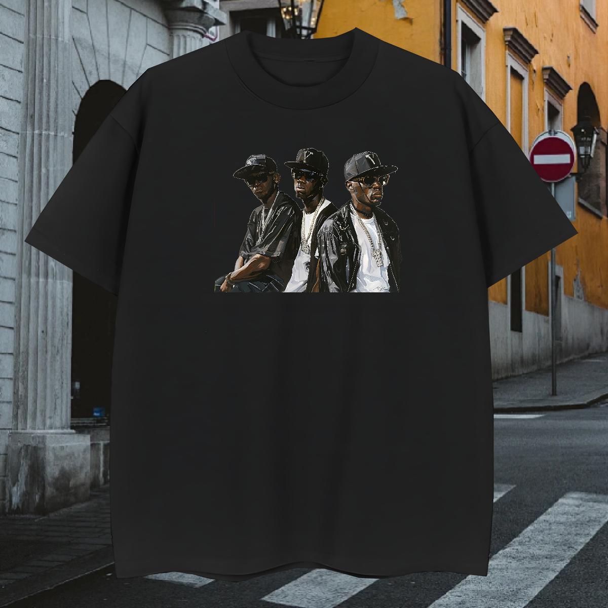 T Shirt For Man 230g 100% Cotton person Anime Printing Street Breathable Short Sleeve Custom Printing Tshirts Fashion New High Quality Tee Shirt