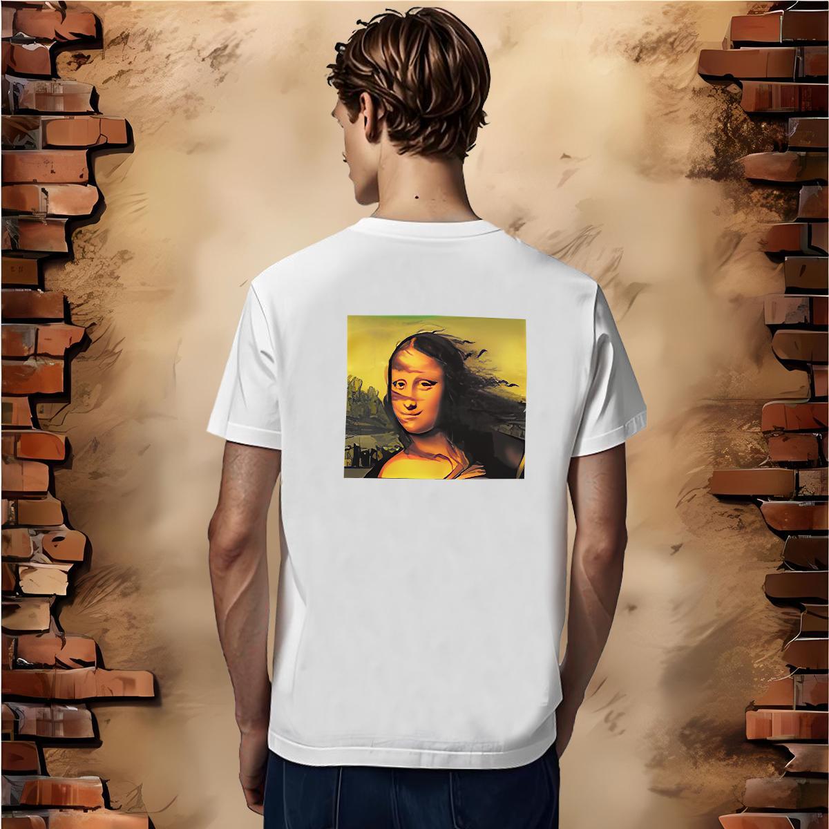 T-Shirts 230g Cotton funny Beach Breathable Short Sleeve Customized Men Tees Fashion Casual Popular Clothings