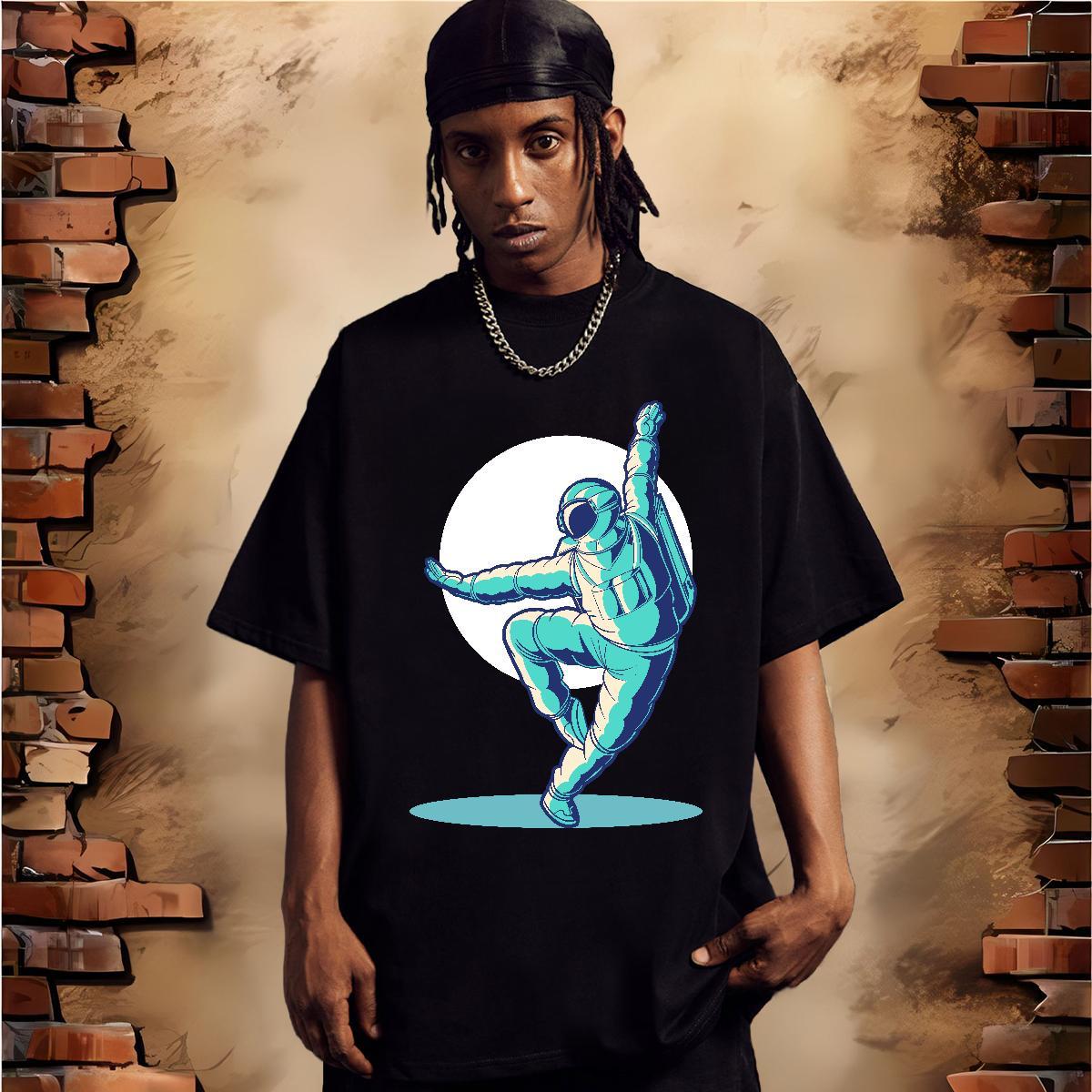 T shirt 230g Cotton universe Spring Summer Breathable Customized Tshirt for Man Woman New Arrival Loose Fit Tee Shirt