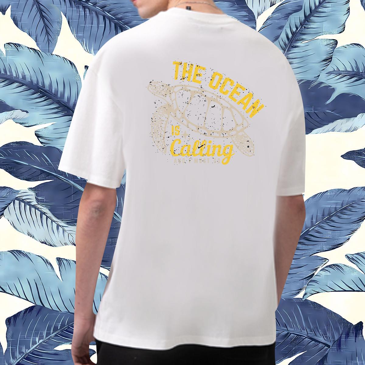 2024 New T-Shirts 230g Cotton Daily Outfit Polos Breathable Short Sleeve Wholesale Men Clothes T-Shirt Skull