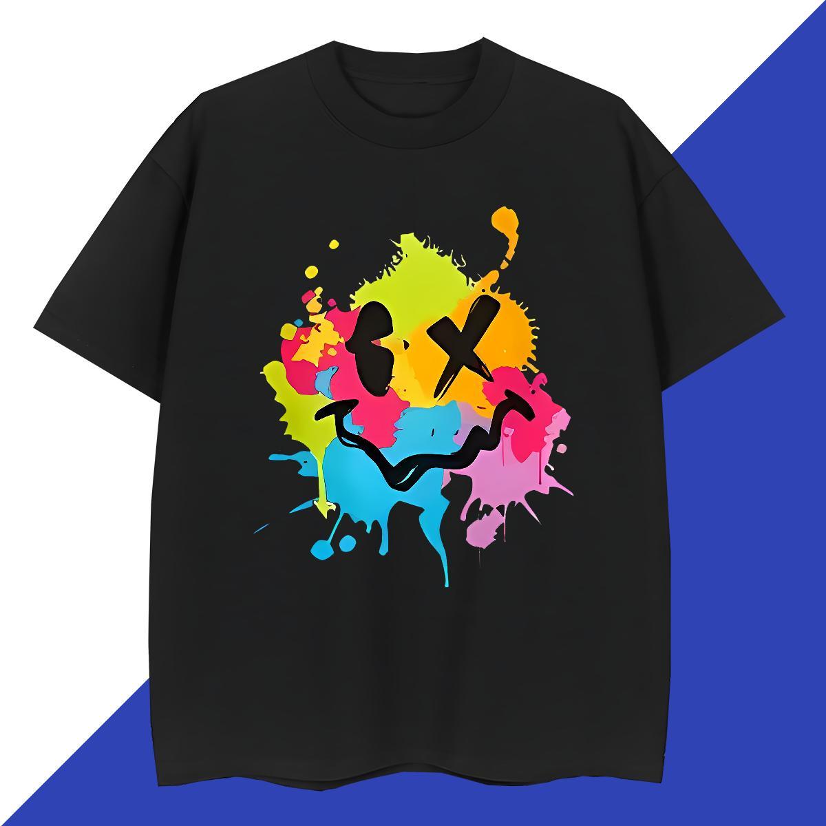 Free Shipping Tshirt for Man Woman 230g Pure Cotton Daily Wear smile Crew Neck Breathable T-Shirts for Men Designer DIY Logo Oversized Tshirts