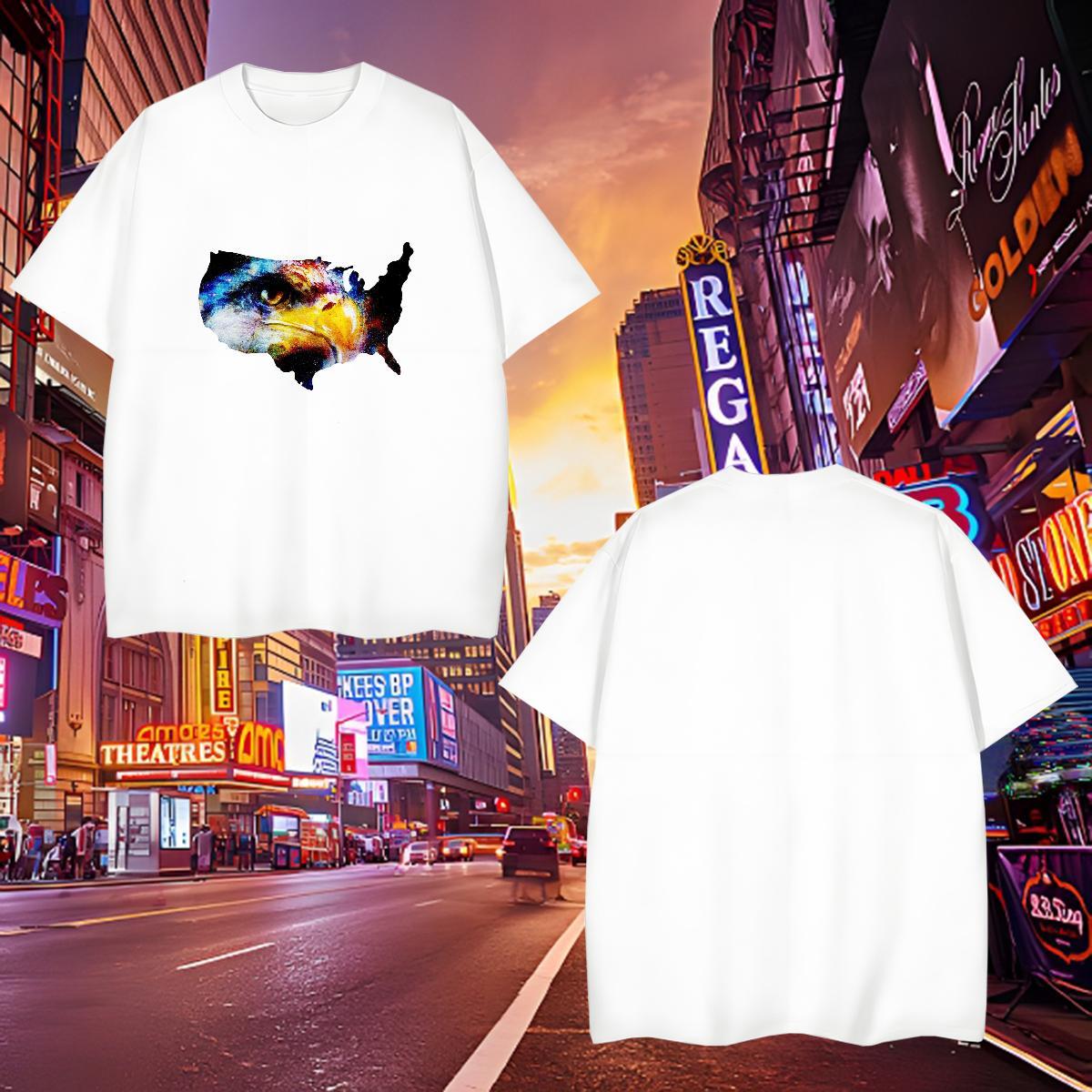 Loose Men Tops Tees 100% Cotton 230g cool Mens T Shirts Summer Casual Breathable Short Sleeve Custom Printing New Designer Wear