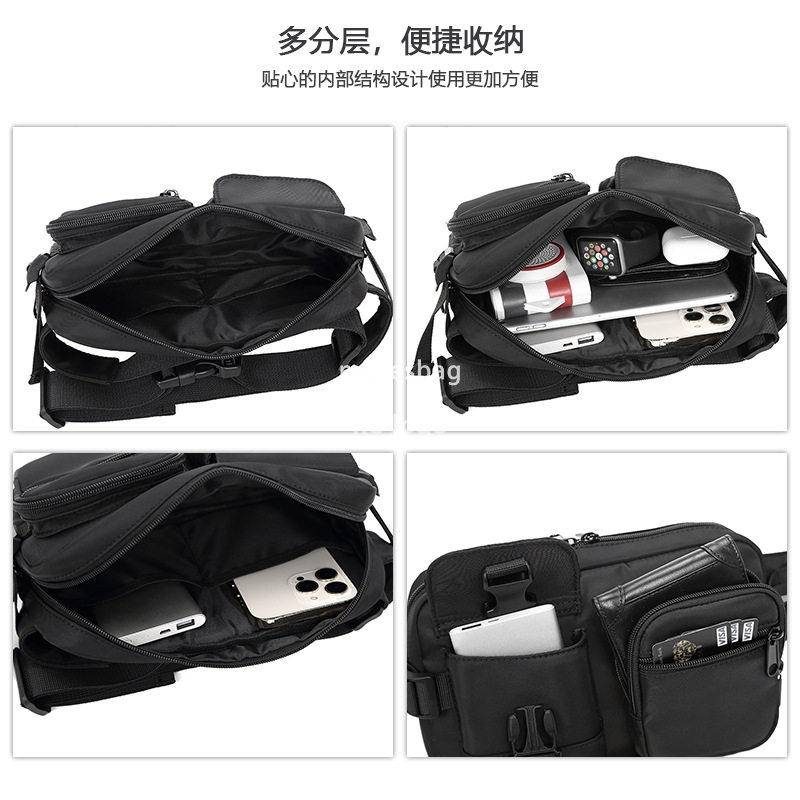 Trendy chest bag Men's sports day casual tooling crossbody bag Student street ins all-in-one waist pack