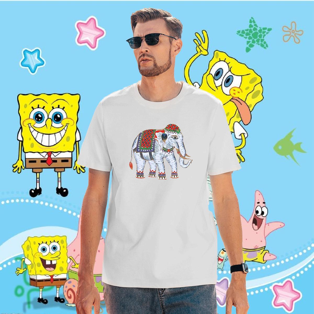 Classic Mens T Shirts 230g Cotton elephant Hip Hop Street Tops O Neck Short Sleeves TOP Quality Mens Tshirts DIY Logo Oversized