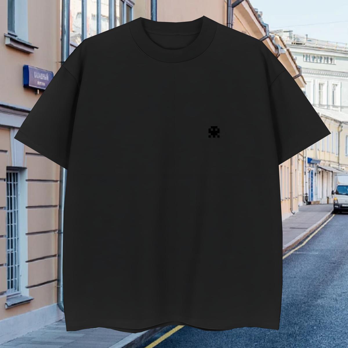 T Shirts Men 230g 100% Cotton universe Daily Wear Breathable Crew Neck Oversized Men Tees Fashion High Quality Polos