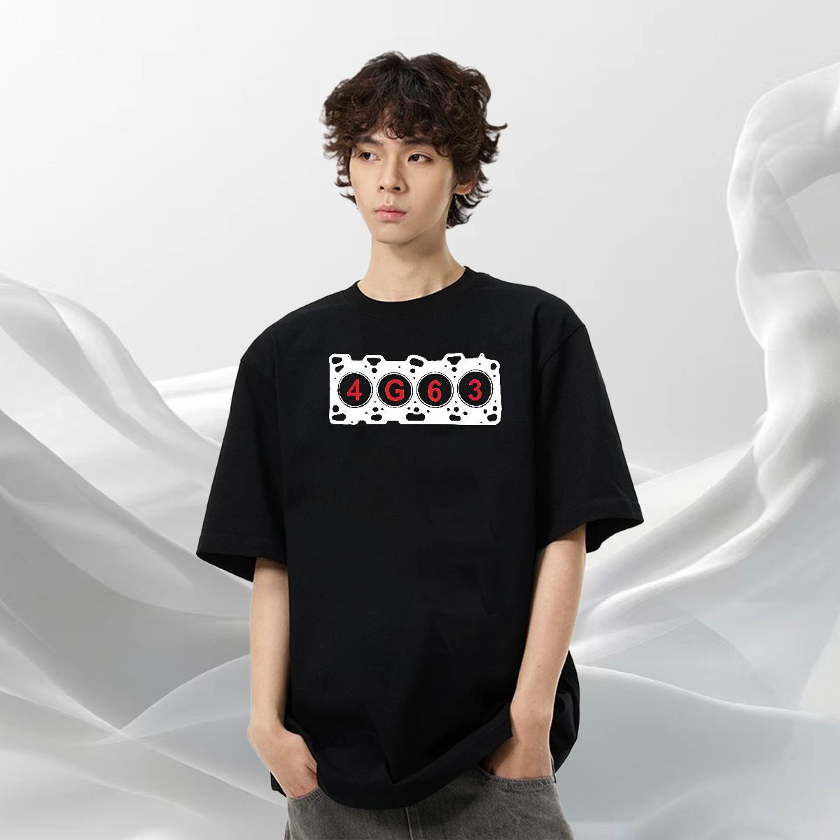 TOP Quality Mens Tshirts 230g Pure Cotton Daily Outfit letter DIY Anime O Neck Short Sleeves Stylist Mens T Shirts Top Tees