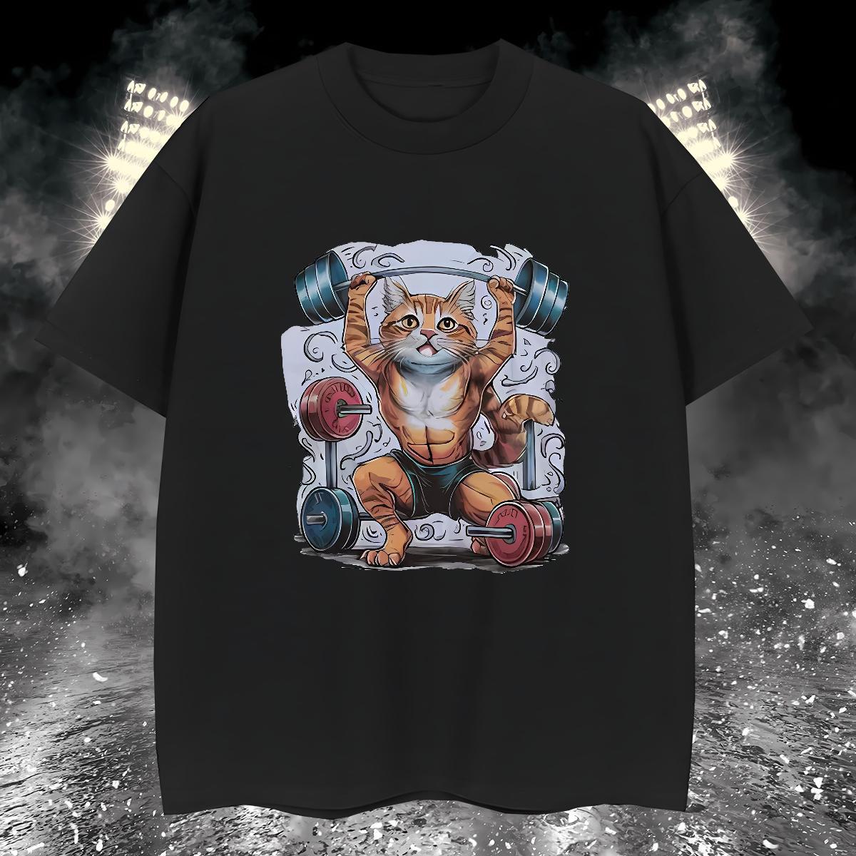 DIY Customized T-Shirts for Men 230g Cotton strong Hip Hop Clothings Crew Neck Breathable Classic Men Tees Black White