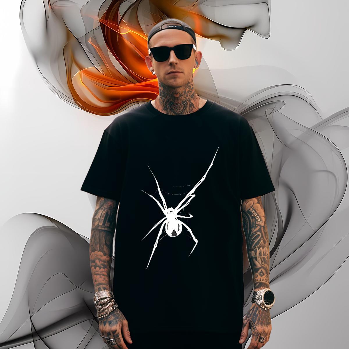 T shirt 100% Cotton 230g High Street Hip Hop Short Sleeve Soft Floral Print Tshirt for Man Woman Fashion Cool Design Tee Shirt