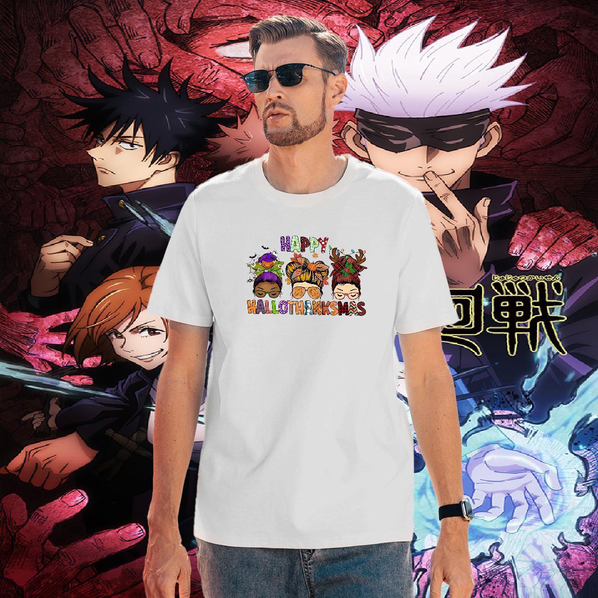 Soft Mens Tshirts 230g Cotton halloween Mens T Shirts Summer Casual Breathable Short Sleeve Customized 2024 Summer Tops