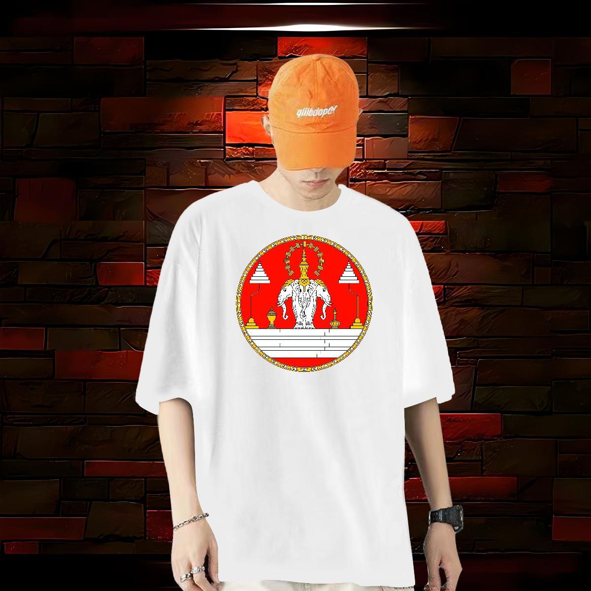 Free Shipping Mens T Shirts 230g Cotton elephant Spring Summer Clothes Breathable Short Sleeve TOP Quality Mens Tshirts White Plus Size
