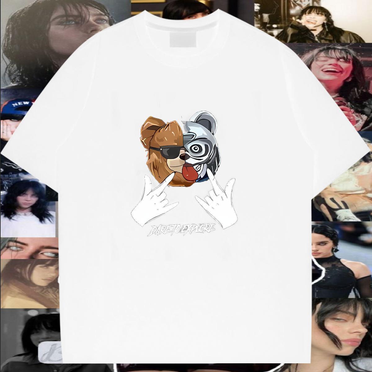 Customized T Shirts Men 230g Pure Cotton halloween Casual Tees Breathable Classic Men Tshirts Plus Size Custom