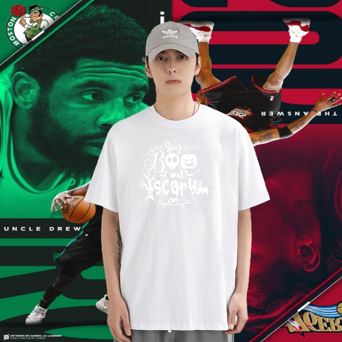 Man T Shirts 230g Pure Cotton halloween Spring Summer Breathable Customized Print Couples T Shirts Fashion Casual Soft Polos