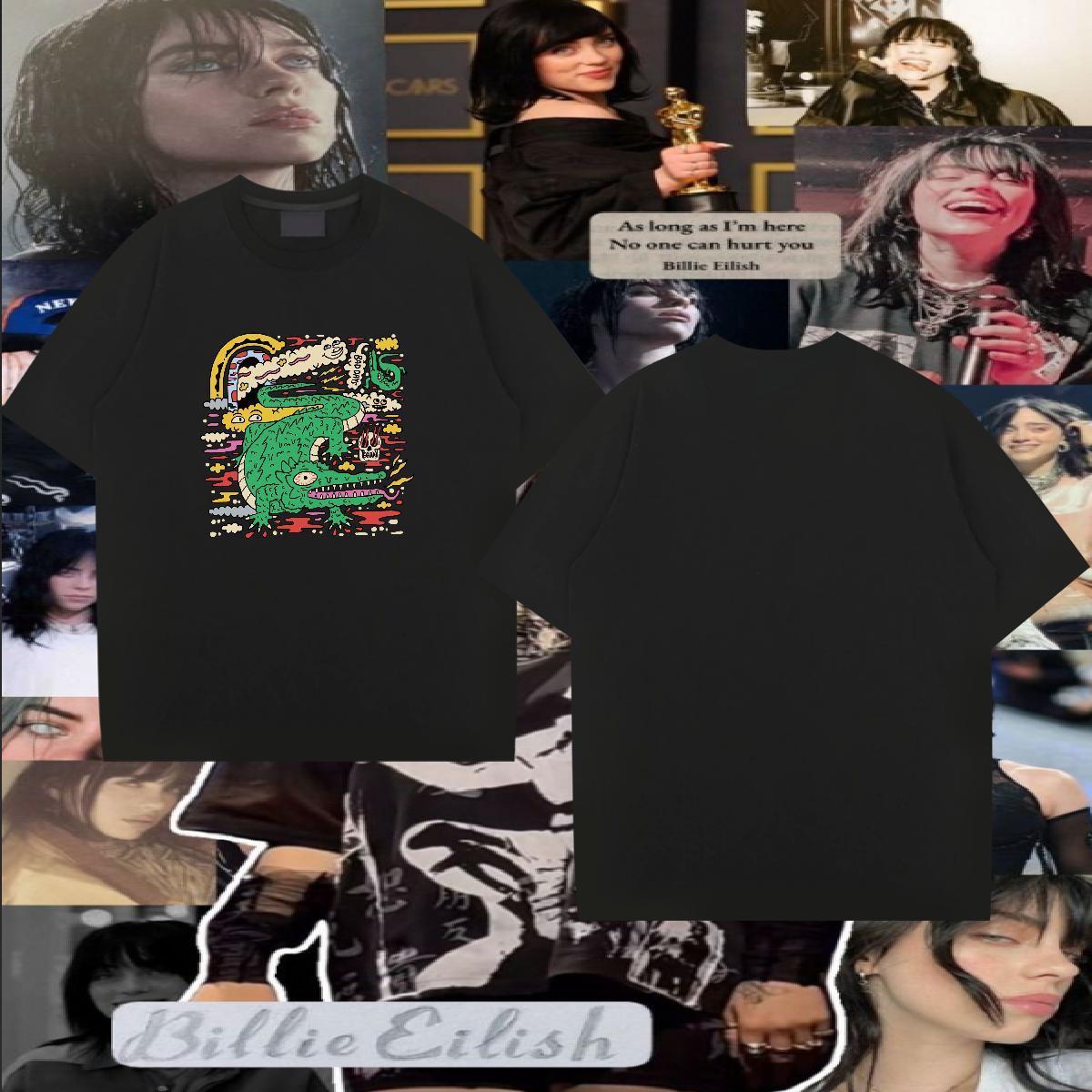 Factory Direct Man T Shirts 100% Cotton 230g crocodile Street Wear Tops Shirt Crew Neck Breathable High Quality Men Tees White Plus Size