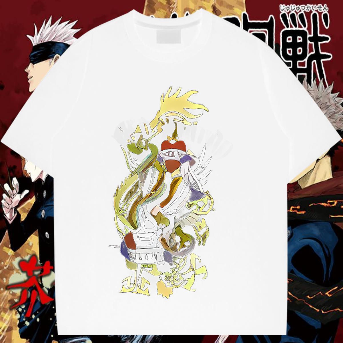 New Arrival T-Shirts for Men 230g Pure Cotton halloween Hip Hop Tees Shirts Short Sleeve O-Neck Brand Men Clothes T-Shirt Cartoon Printing L-4XL