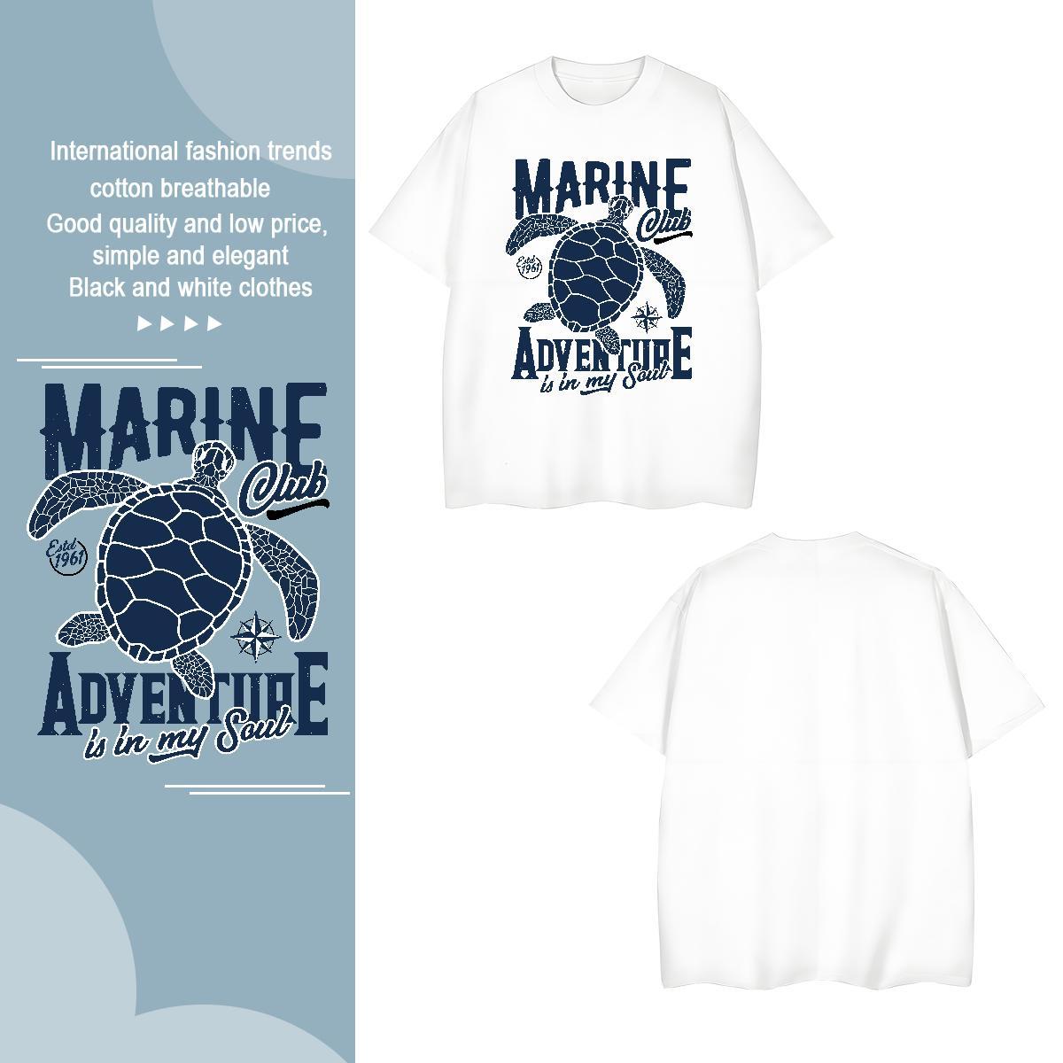 Man T Shirts 230g Cotton Spring Summer Short Sleeve Soft Asian Size Men Clothes T-Shirt Factory Direct Loose Fit Top Tees