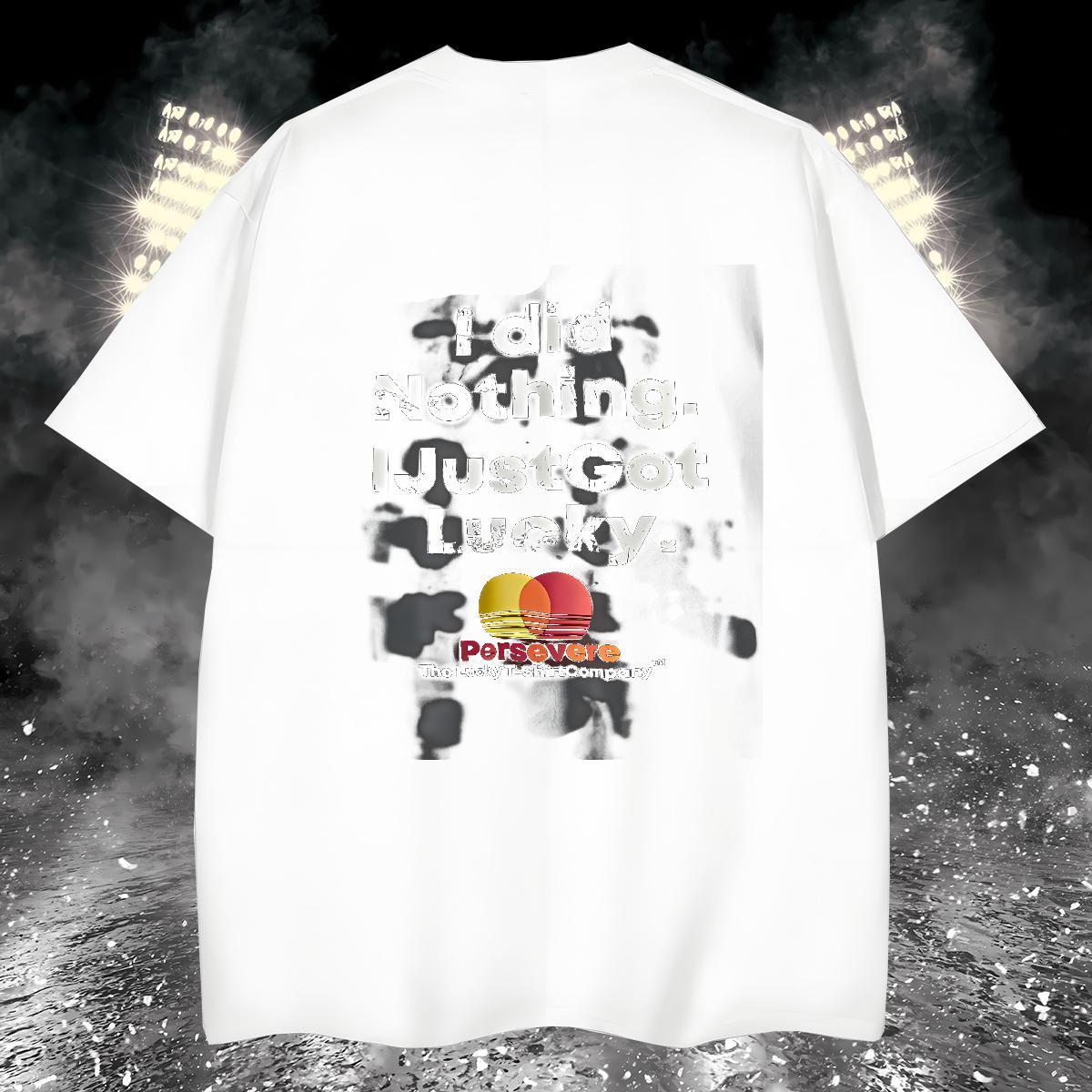 Fashion T-Shirts for Men letter Clothes 100% Cotton 230g Street Casual Classic Customized Print Breathable Tshirt for Man Woman