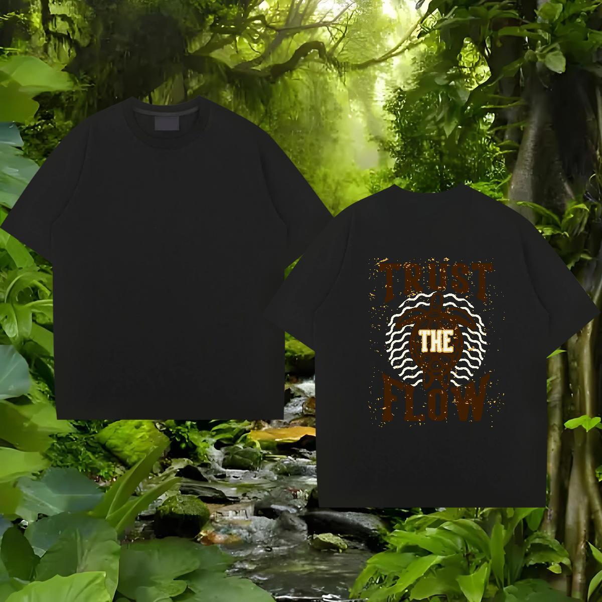 2024 T Shirt For Man 230g Cotton Casual Daily Wear Tops Tees O Neck Short Sleeves Loose Fit Men Tees DIY Printed