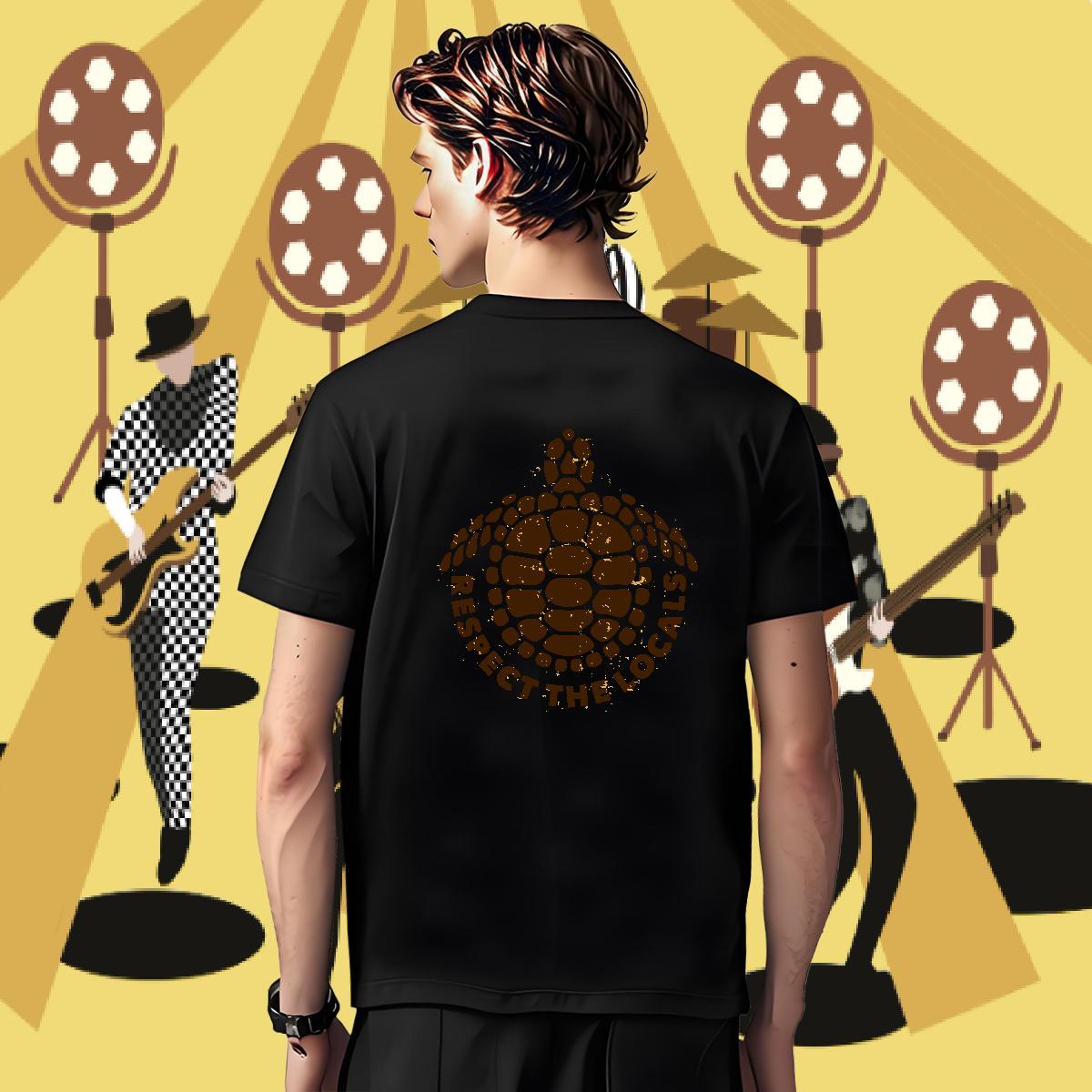 Stylist Man T Shirts 100% Cotton 230g tortoise Street wear Hip Hop Clothes Breathable Short Sleeve Cool Tshirt for Man Woman Custom Anime