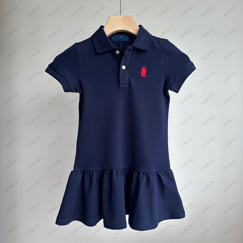 Clothing Sets Kids Designer Party Dress Summer Baby Girls Princess Dresses 100 Cotton Embroidery Clothes Children Fashion Baseball Skirts Girl Skirt Y250112PDAP