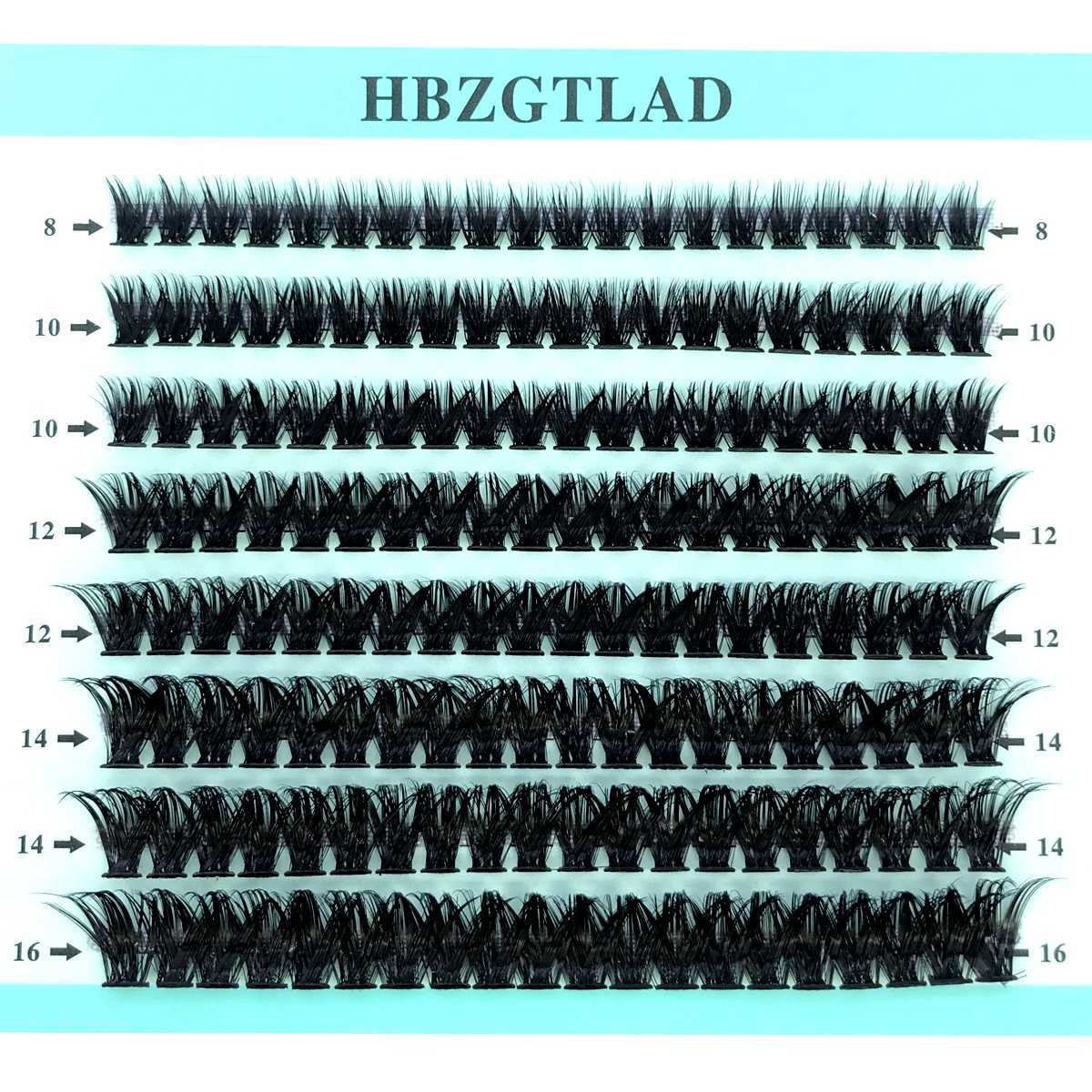 160 bundles of 50D/60D/80D black natural eyelash extensions artificial mink eyelashes personal cluster eyelash makeup Cilia SILK W240803