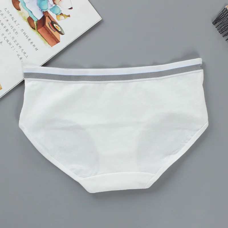 3 pieces/batch of girls underwear cotton 8-12-14 years old sports letter breathable underwear Pupils FYFP87W240715