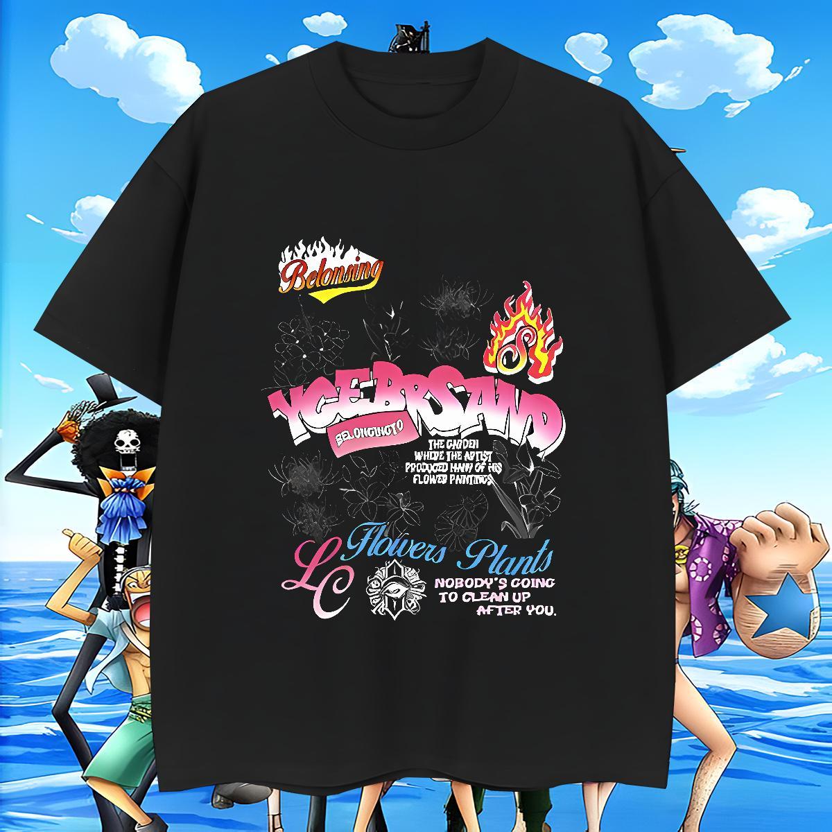 Classic Men Tees 230g 100% Cotton Casual Daily Wear letter Custom Anime Round Neck Short Sleeve Designer Fashion Man T Shirts Polos