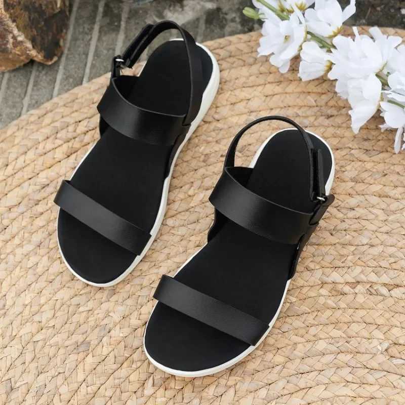 High Quality Womens Knit Elastic Cloth Wedge Sandals Slip on Lightweight Walking Sandals Women Plus Size Comfortable Summer Shoes Woman T241227