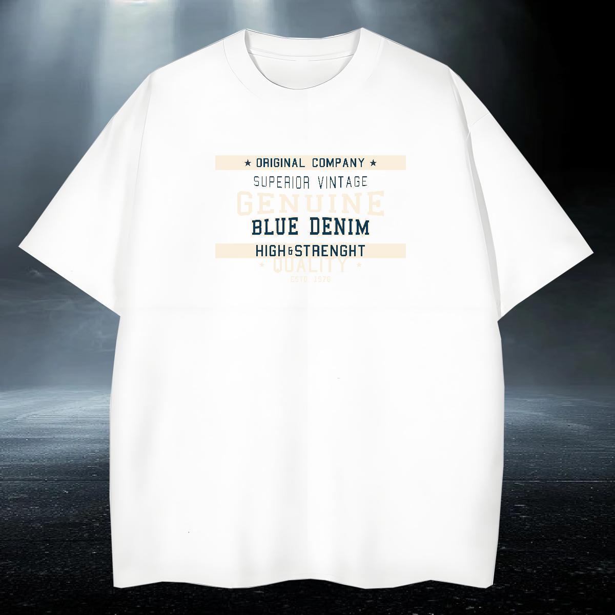 High Quality Tshirt for Man Woman 230g Pure Cotton Street Wear letter DIY Logo Oversized Breathable Soft Fashion Design T-Shirts for Men Tops Shirt