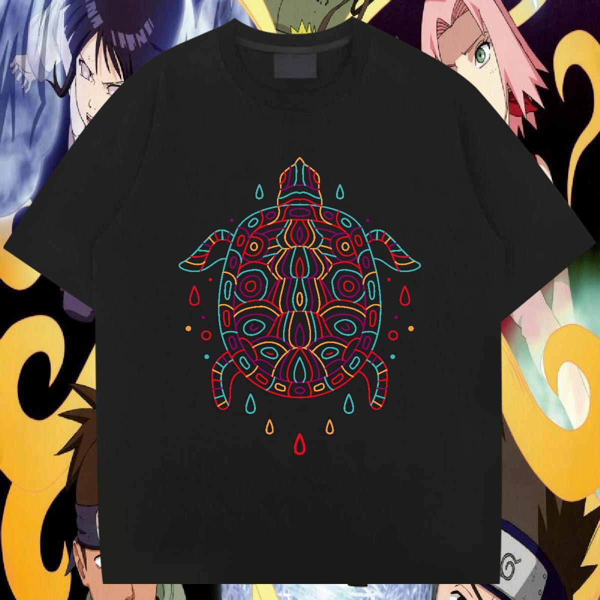 DIY T shirt 230g Pure Cotton tortoise Daily Wear Tee Shirt Breathable Short Sleeve Designer Men Tshirts Plus Size Custom