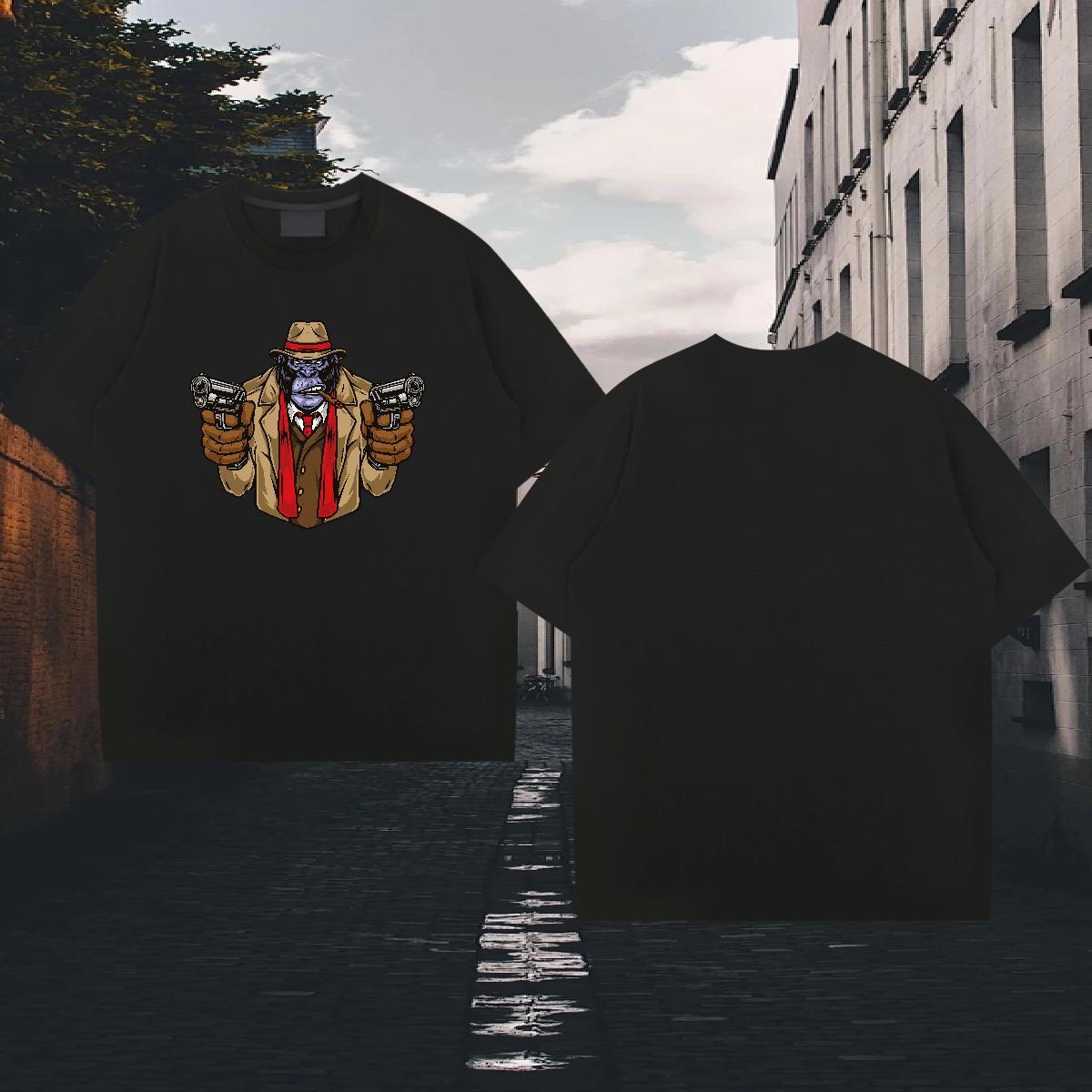 Cool Design Tshirt for Man Woman 230g Cotton Hip Hop Street Oversized O-Neck Short Sleeve DIY Customized Mens T Shirts Clothings