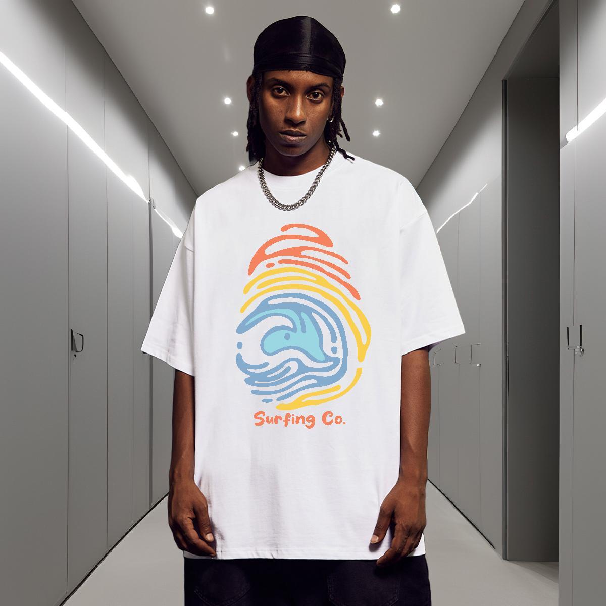 T-Shirts 230g 100% Cotton painting Hip Hop Street Breathable Short Sleeve Skull Tshirt for Man Woman Designer Soft Tops Tees