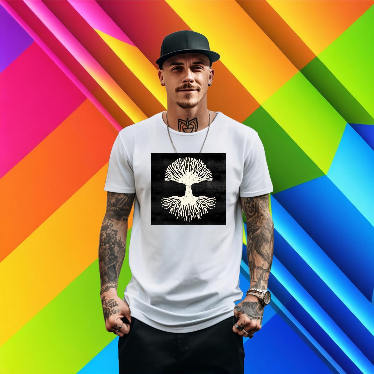 Designer Couples T Shirts 230g Pure Cotton Casual Beach tree Asian Size Breathable Soft Custom T Shirt For Man Tops