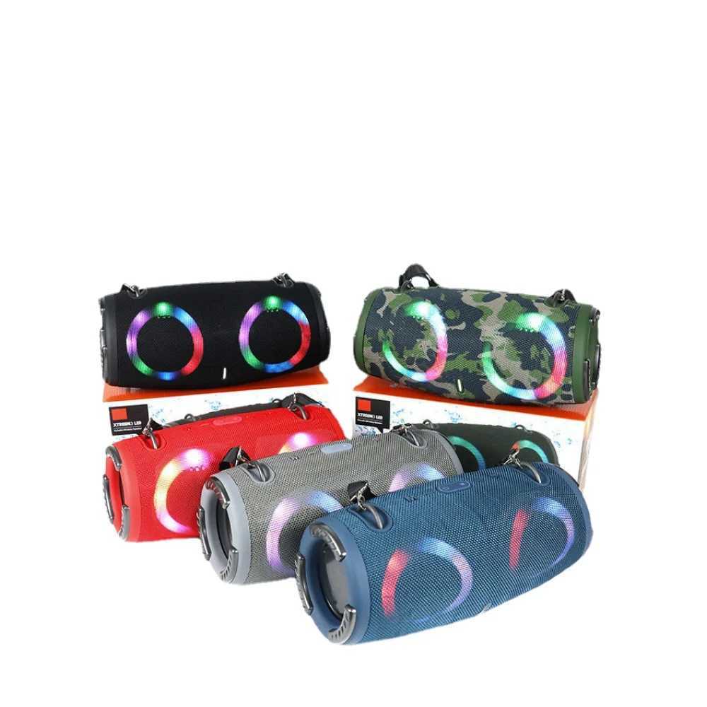 100W high power speaker portable RGB colorful light waterproof wireless subwoofer 360 stereo surround TWS FM boombox Z250304