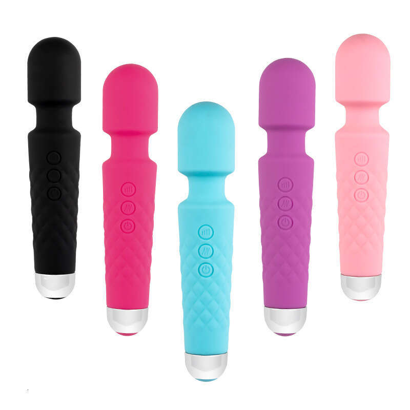 Factory Price OEM Customized Design USB AV Wand Vibrator Rubber Hand Sex Toys For Women