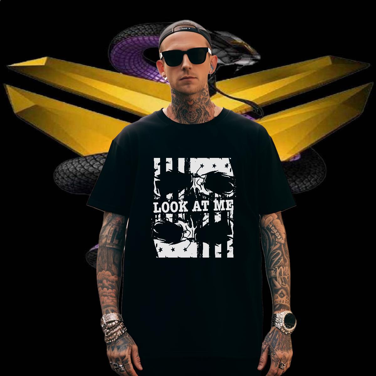 T Shirts Men 230g 100% Cotton icon Hip Hop Street O Neck Short Sleeves Plus Size Cartoon Men Tops Tees Fashion Designer TOP Quality Clothes