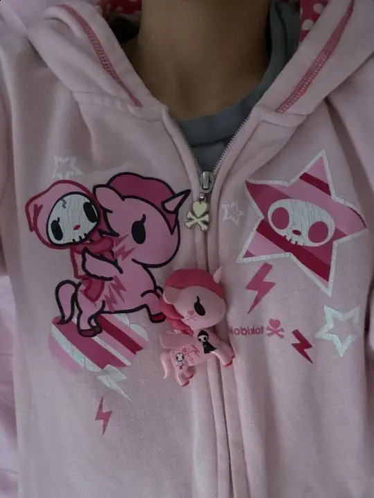 Y2K Oversized Coat Mens Personality Print Womens Hoodie Fashion Punk Harajuku Couple Zip Up Hoodie Tops Kawaii Clothes 240806