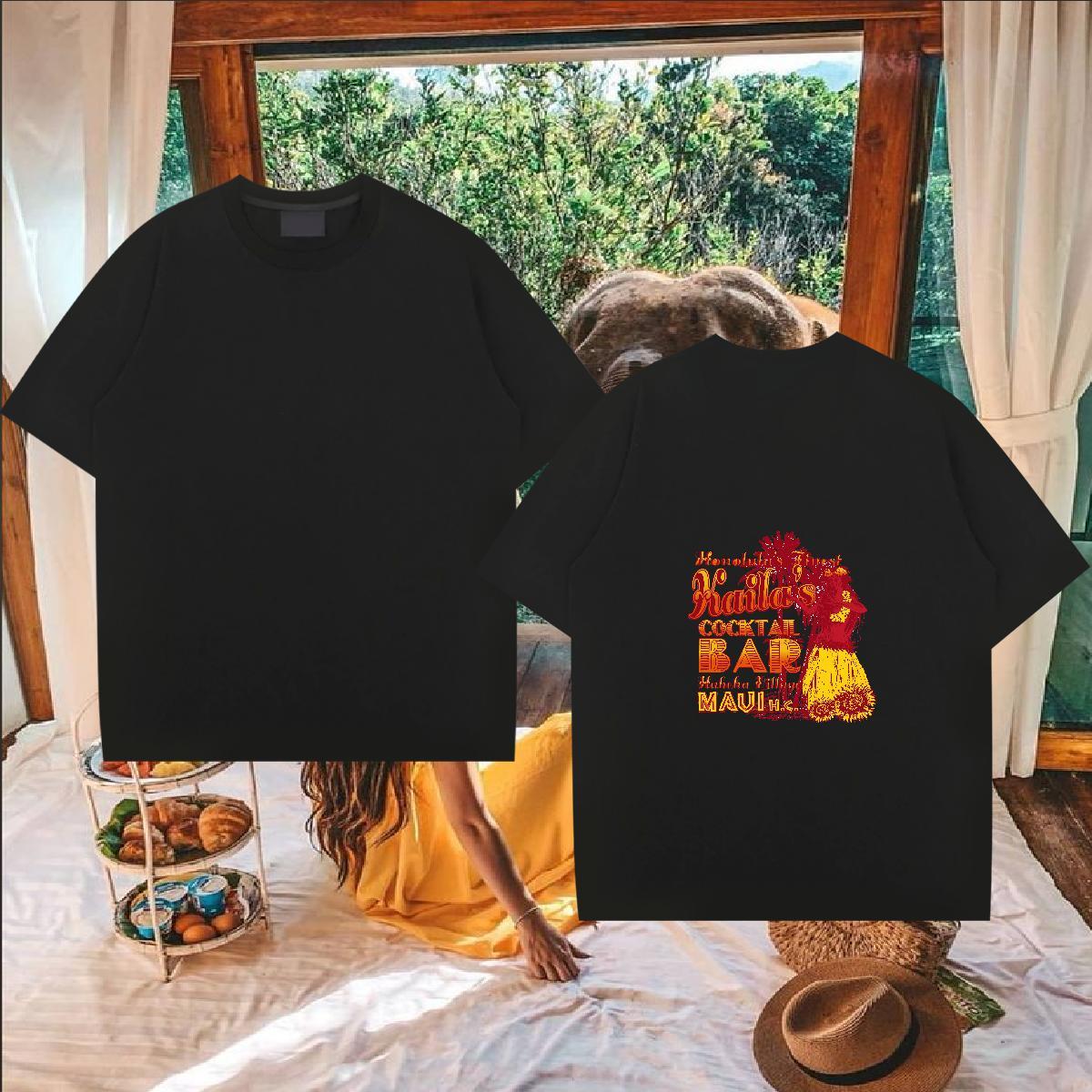 Custom T shirt 230g Pure Cotton flower Daily Outfit Tee Shirt Breathable Short Sleeve Wholesale Men Tees Plus Size Cartoon