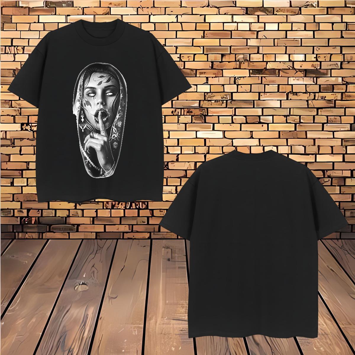 T Shirts Men 230g Cotton nun Hip Hop Breathable Soft Plus Size Cartoon Men Tshirts Fashion New Comfortable Tops Tees