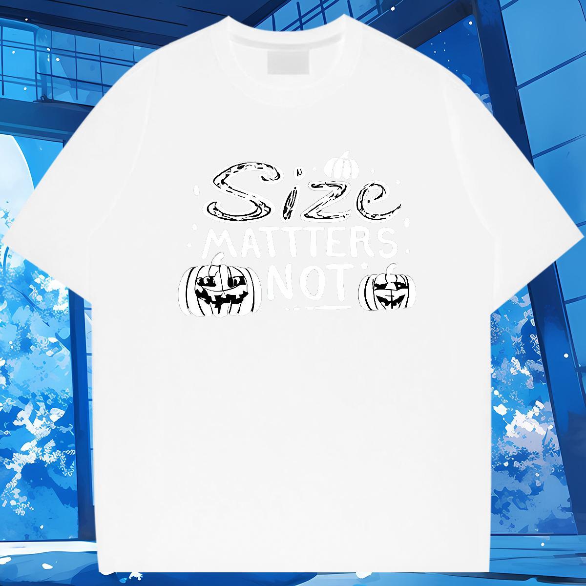 2024 Summer Man T Shirts 230g Cotton halloween Daily Outfit Polos Breathable Soft Brand Tshirt for Man Woman Cartoon Print