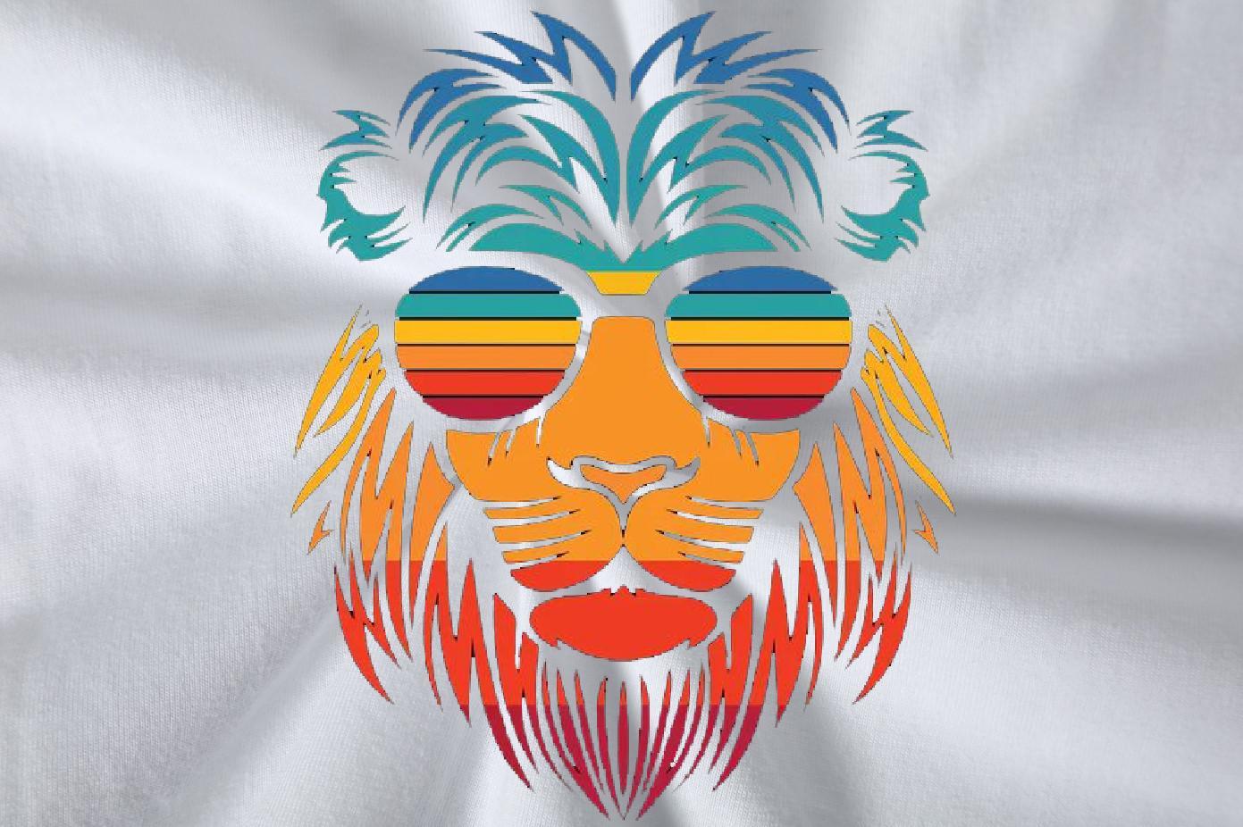 2024 Designer Man T Shirts 230g 100% Cotton lion Daily Wear Tshirts O Neck Short Sleeves Cool Design Tshirt for Man Woman DIY Printed