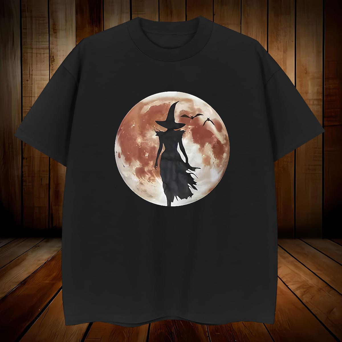 T-Shirts 230g Cotton witch Casual Breathable Graphic Men Clothes T-Shirt Fashion Designer Loose Fit Tops Shirt