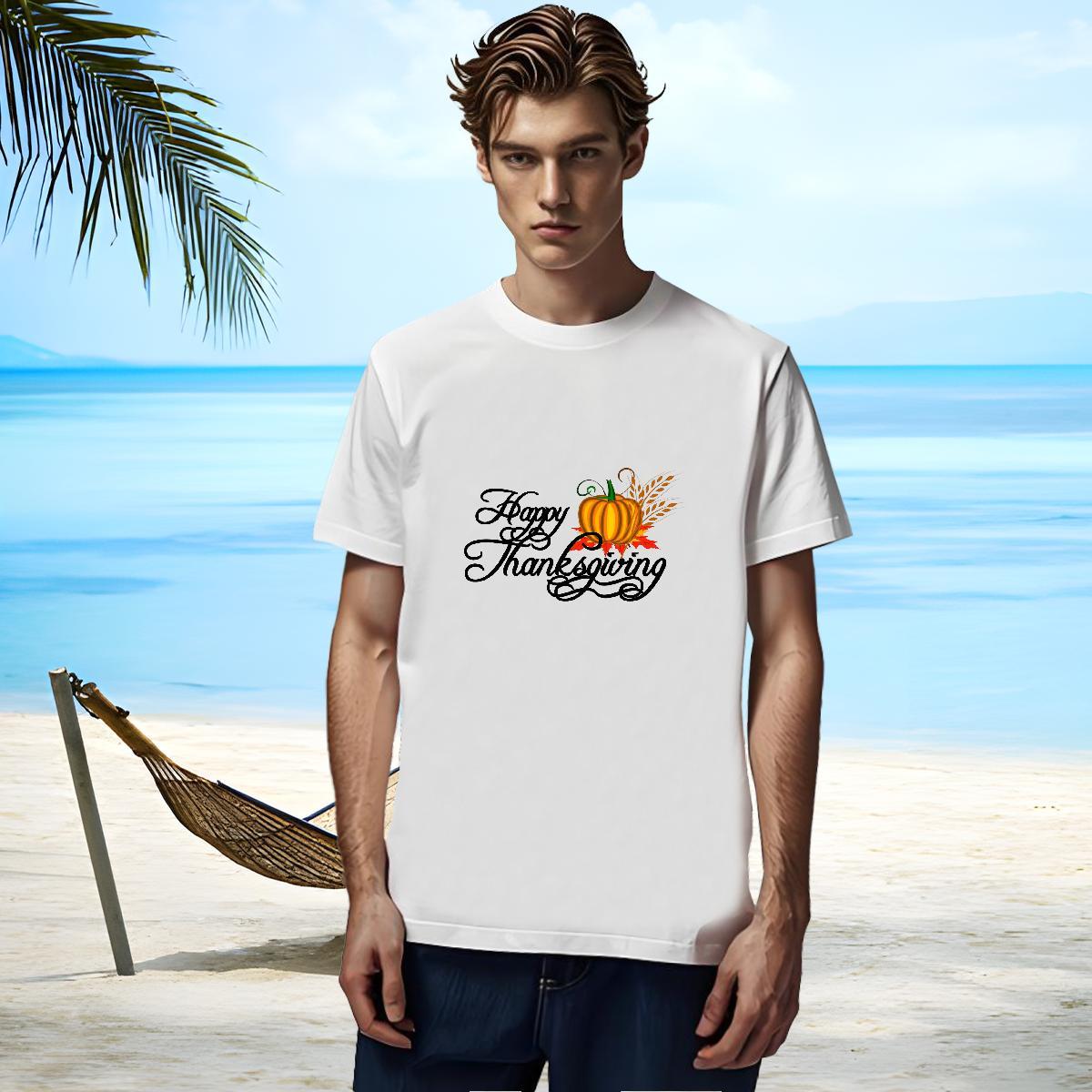 Popular Tshirts 230g 100% Cotton pumpkin T shirt High Street Hip Hop O-Neck Short Sleeve Custom Print Plus Size New Arrival Tops