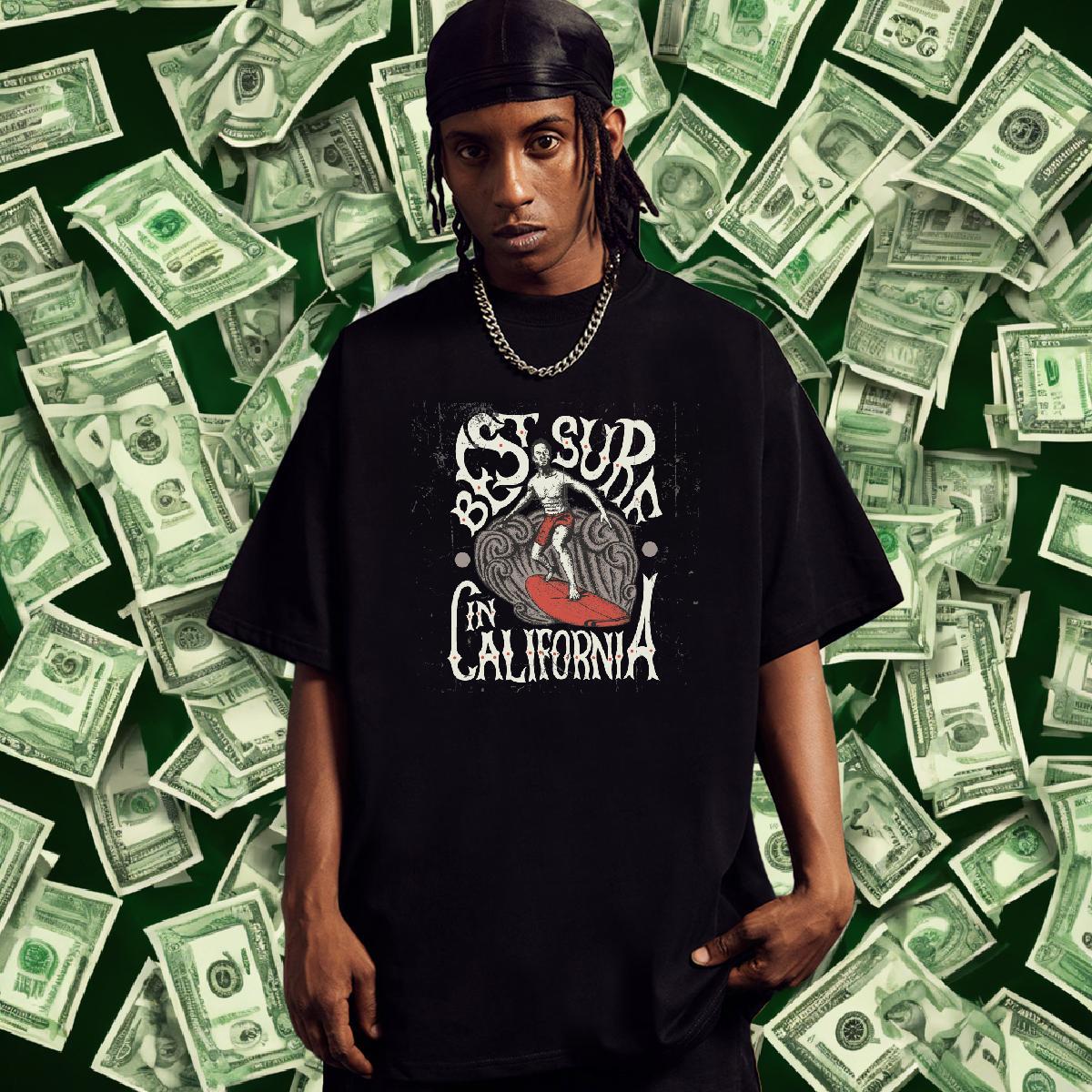 T shirt 230g Cotton portrait Street Wear Breathable Crew Neck Oversized 3XL 4XL Tshirt for Man Woman DIY Customized Unisex Tops Shirt