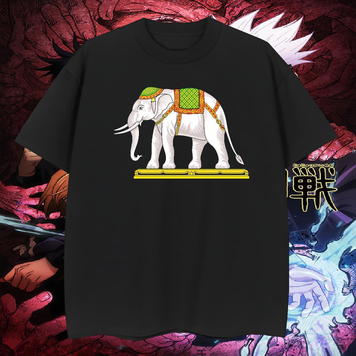 Loose Fit Mens Tshirts 100% Cotton 230g elephant T-Shirts for Men Hip Hop Street Breathable Short Sleeve Oversized New Designer Tops Tees