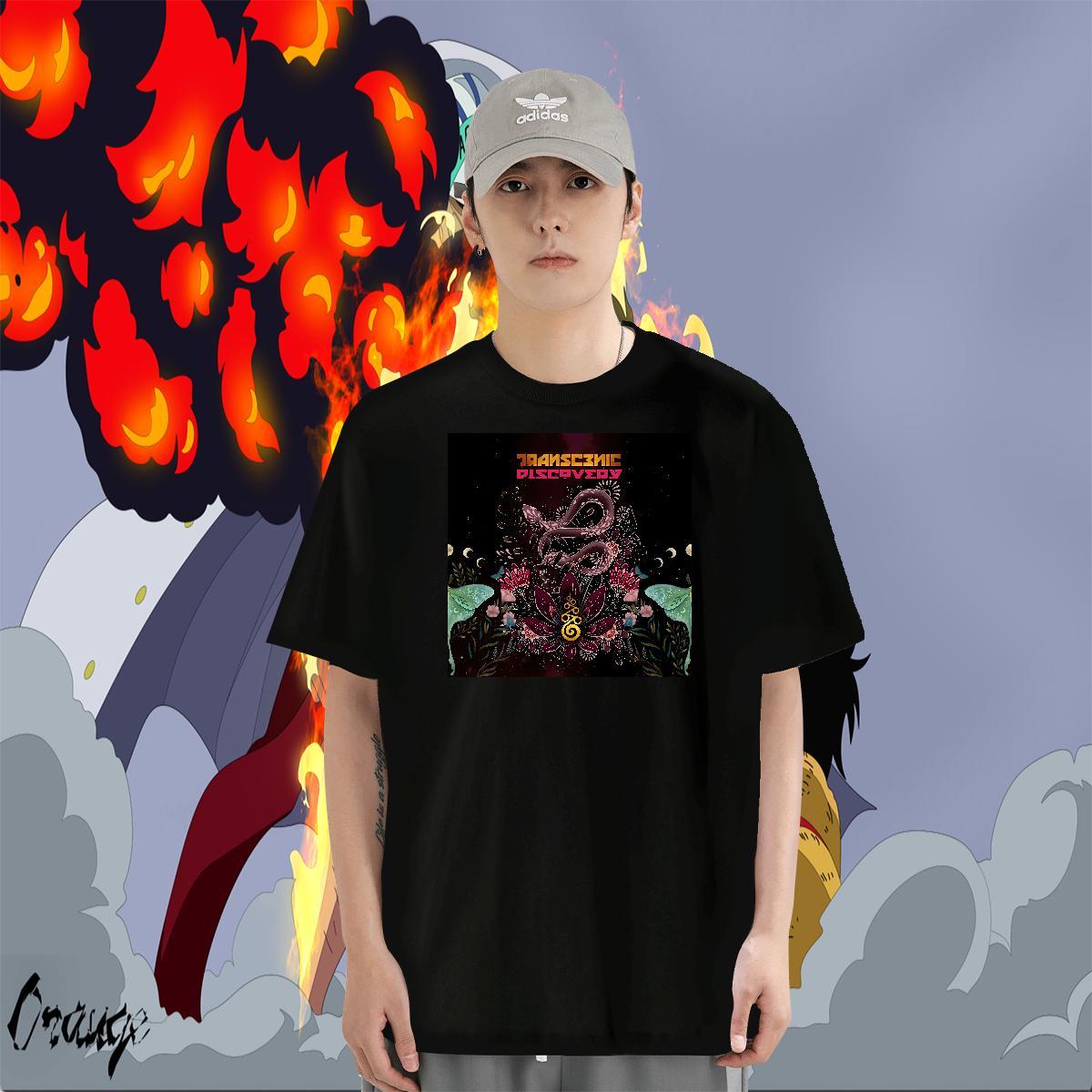 Soft Men Clothes T-Shirt 100% Cotton 230g Street moon Plus Size Custom Crew Neck 2024 DIY Men T Shirts Clothings