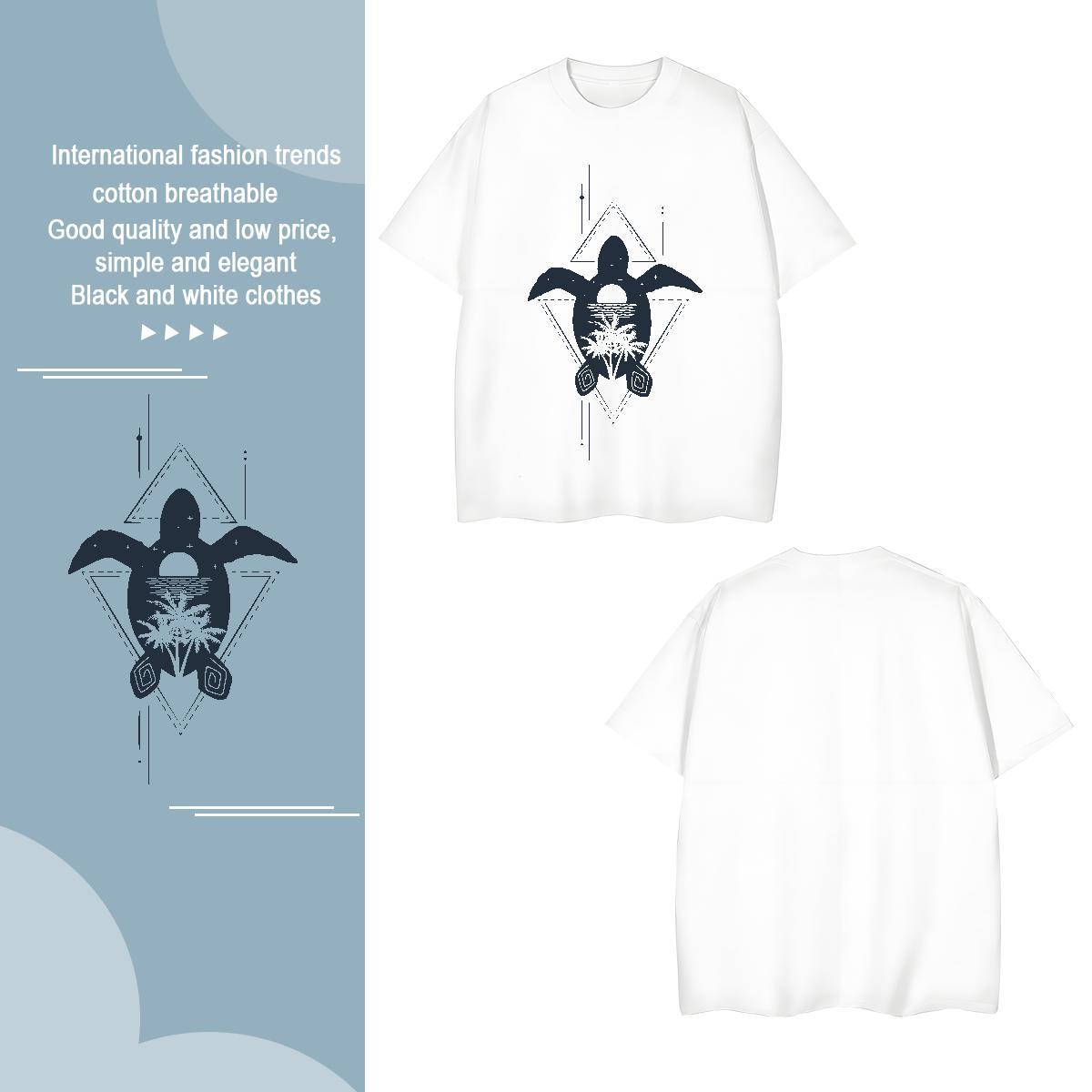 Classic Tshirt for Man Woman 230g 100% Cotton Man T Shirts Outdoor O Neck Short Sleeves Customized Print DIY Customized Tops Shirt