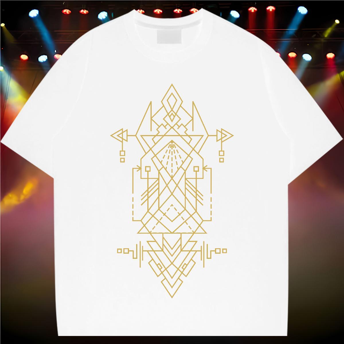 Man T Shirts 100% Cotton 230g Lines Casual Daily Wear Breathable Soft Oversized Tshirts DIY Classic Clothes